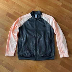 Adidas Climalite Embossed Print Track Jacket